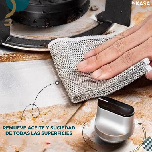 Paños Mágicos de Limpieza x10 – Doble Malla Ultra Resistente- ENVIO GRATIS📦
