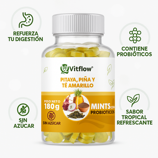Vitflow Mints: el probiótico que refresca, cuida y sabe increíble - 🚚ENVIO GRATIS💛