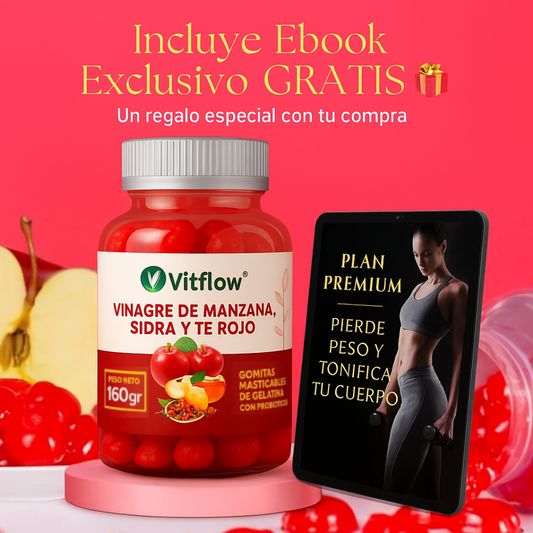 Gomitas de vinagre de manzana: Apoya tu Bienestar 🍎- ENVIO GRATIS
