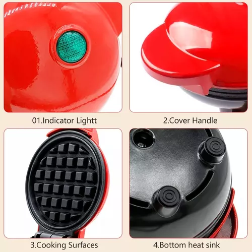 Mini Waflera Eléctrica – Waffles Perfectos en Minutos