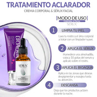 Pack Aclarante Rostro + Cuerpo | Dile Adiós a las Manchas y Zonas Oscuras