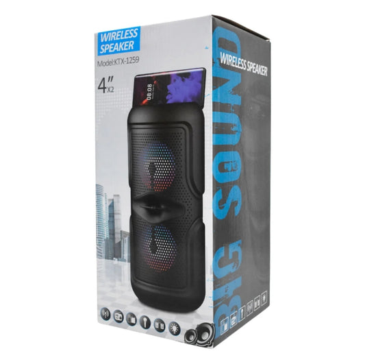 Parlante Bluetooth con Luces LED | Potencia y Estilo