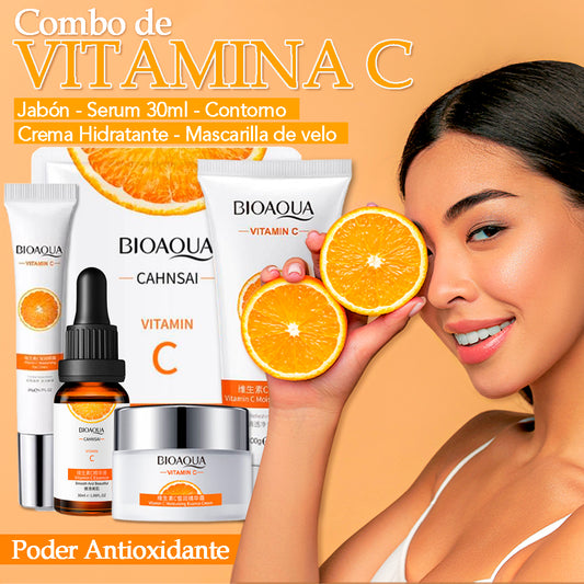 Combo Bio Serum + Vitamina C | Ilumina, Hidrata y Rejuvenece tu Piel