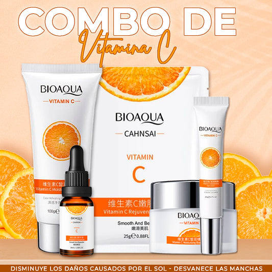Combo Bio Serum + Vitamina C | Ilumina, Hidrata y Rejuvenece tu Piel