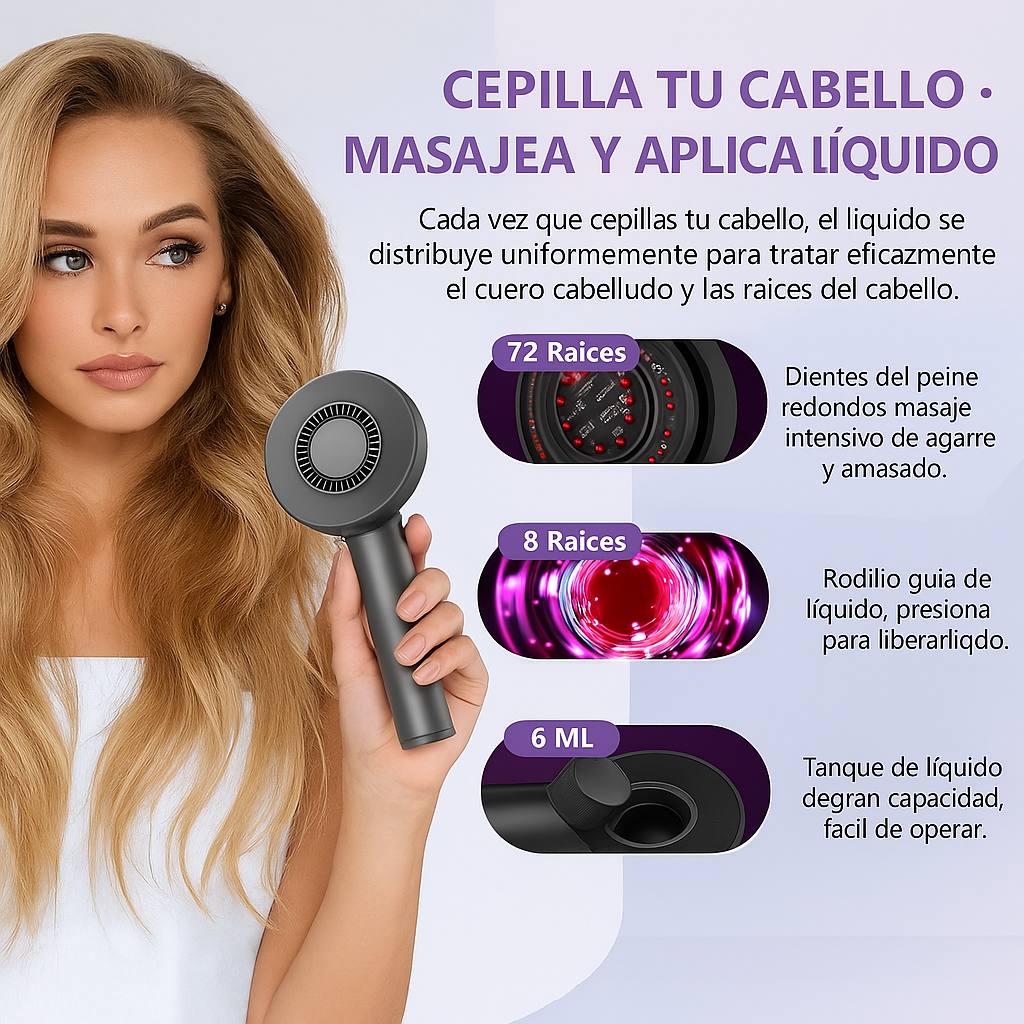 Cepillo Reactivador Capilar – Scalp Massage Comb- ENVÍO GRATIS✨✅