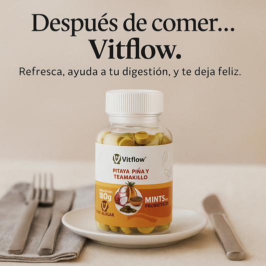 Vitflow Mints: el probiótico que refresca, cuida y sabe increíble - 🚚ENVIO GRATIS💛