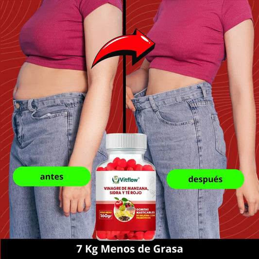 GOMITAS DE VINAGRE DE MANZANA: Apoya tu Bienestar 🍎- ENVIO GRATIS