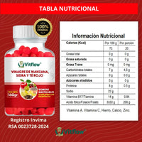 Gomitas de vinagre de manzana: Apoya tu Bienestar 🍎- ENVIO GRATIS