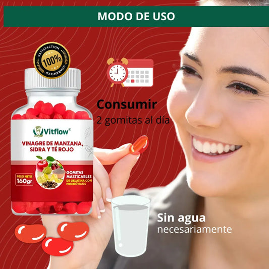 GOMITAS DE VINAGRE DE MANZANA: Apoya tu Bienestar 🍎- ENVIO GRATIS