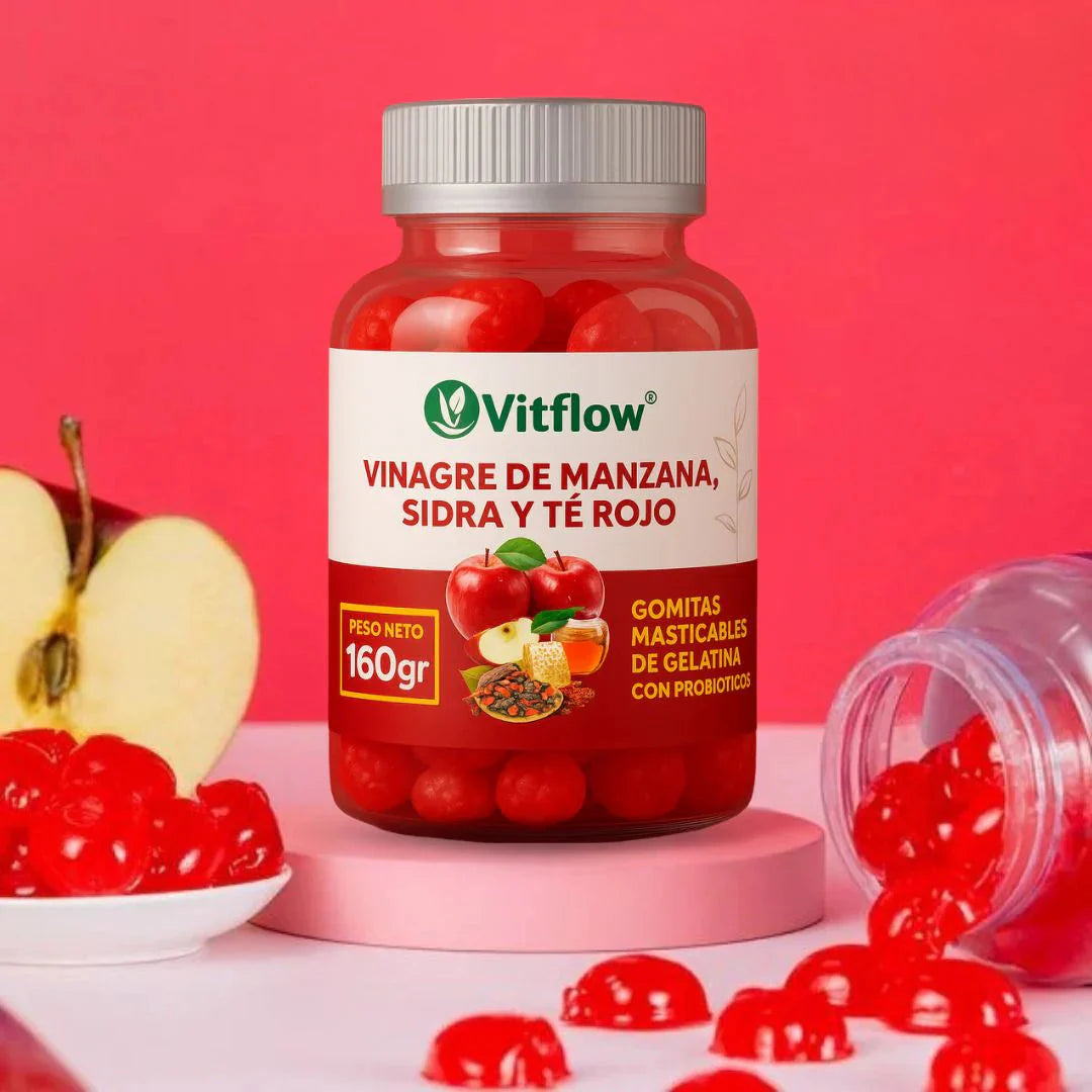 Gomitas de vinagre de manzana: Apoya tu Bienestar 🍎- ENVIO GRATIS