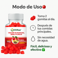 Gomitas de vinagre de manzana: Apoya tu Bienestar 🍎- ENVIO GRATIS